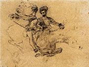 Eugene Delacroix Illustration for Goethe's Faust oil painting artist
